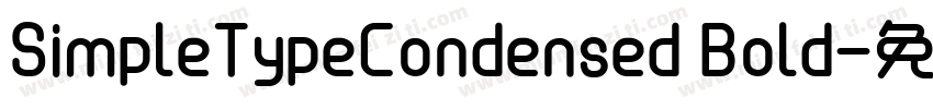 SimpleTypeCondensed Bold字体转换